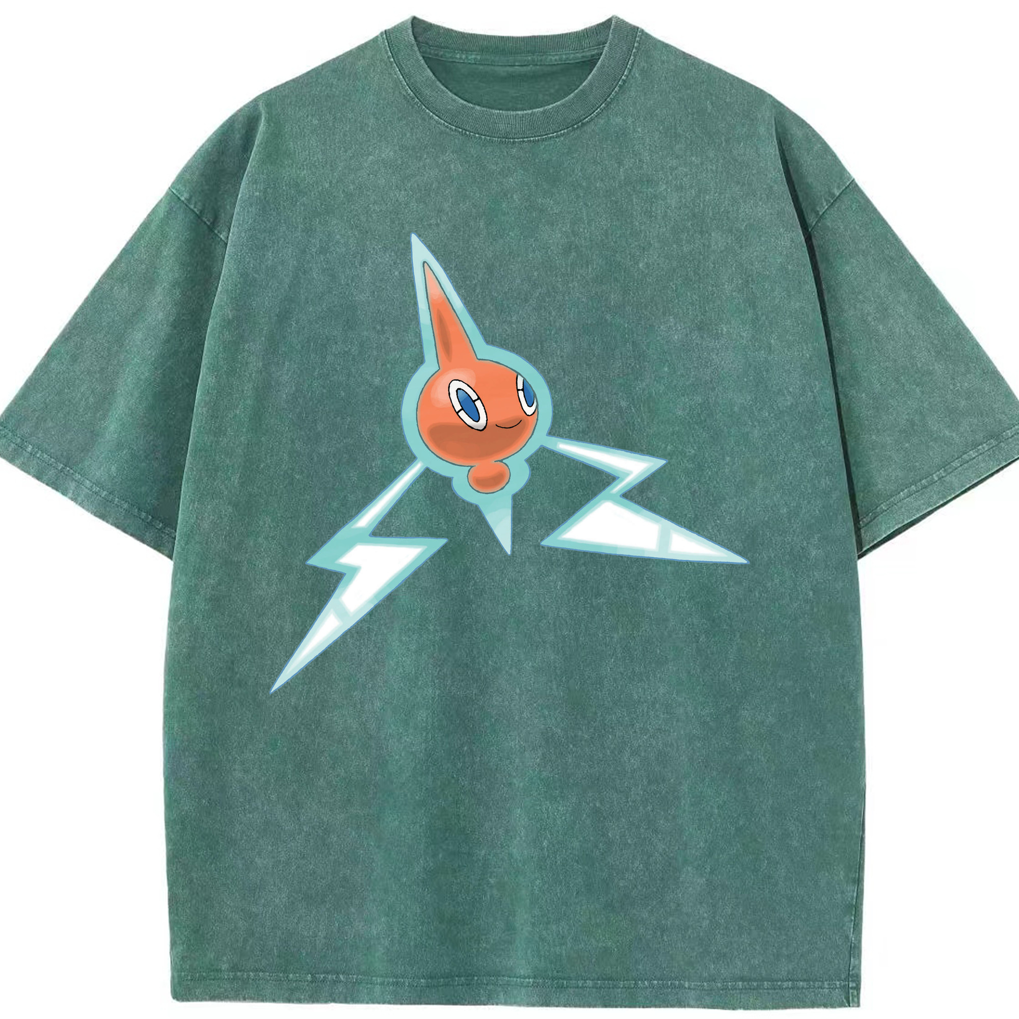 （画像用） ポケットモンスター Pokémon 綿100% ヴィンテージ風 半袖Tシャツ（フロントプリント）